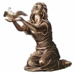 Statua sacra in bronzo